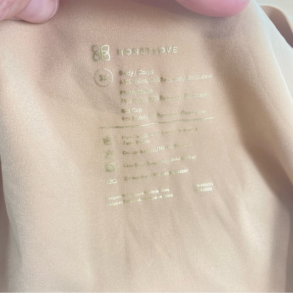 Honeylove Liftwear Tank Camisole No Cups Tan 3X - Picture 5 of 7